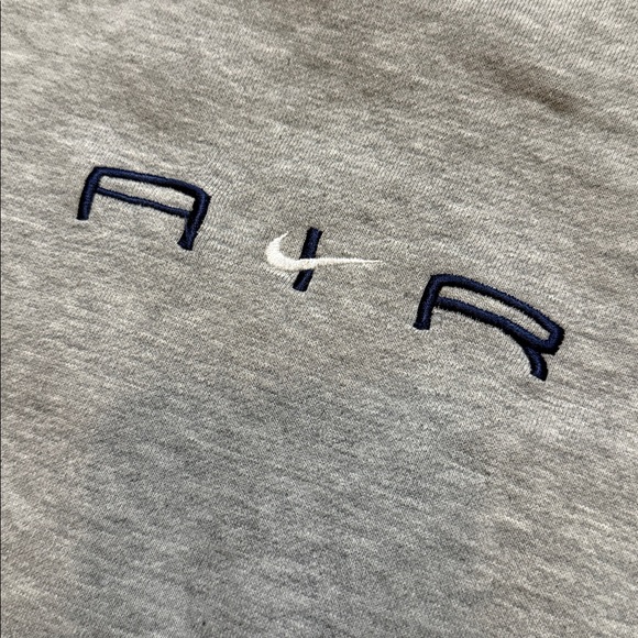 90s Nike Air Team Center Swoosh Crewneck Sweatshirt - Picture 3 of 4